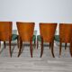 Dining chairs by Jindrich Halabala