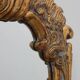 Petit miroir doré de style rococo, Italie, XXe siècle