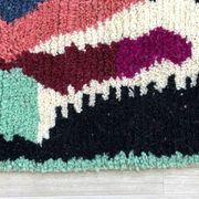 Handmade Berber rug, natural wool, 2.5x1.5 m