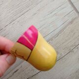 Old Russian wooden doll - USSR