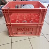 Evian bottle rack