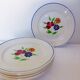 6 vintage dinner plates from the Badonviller factory