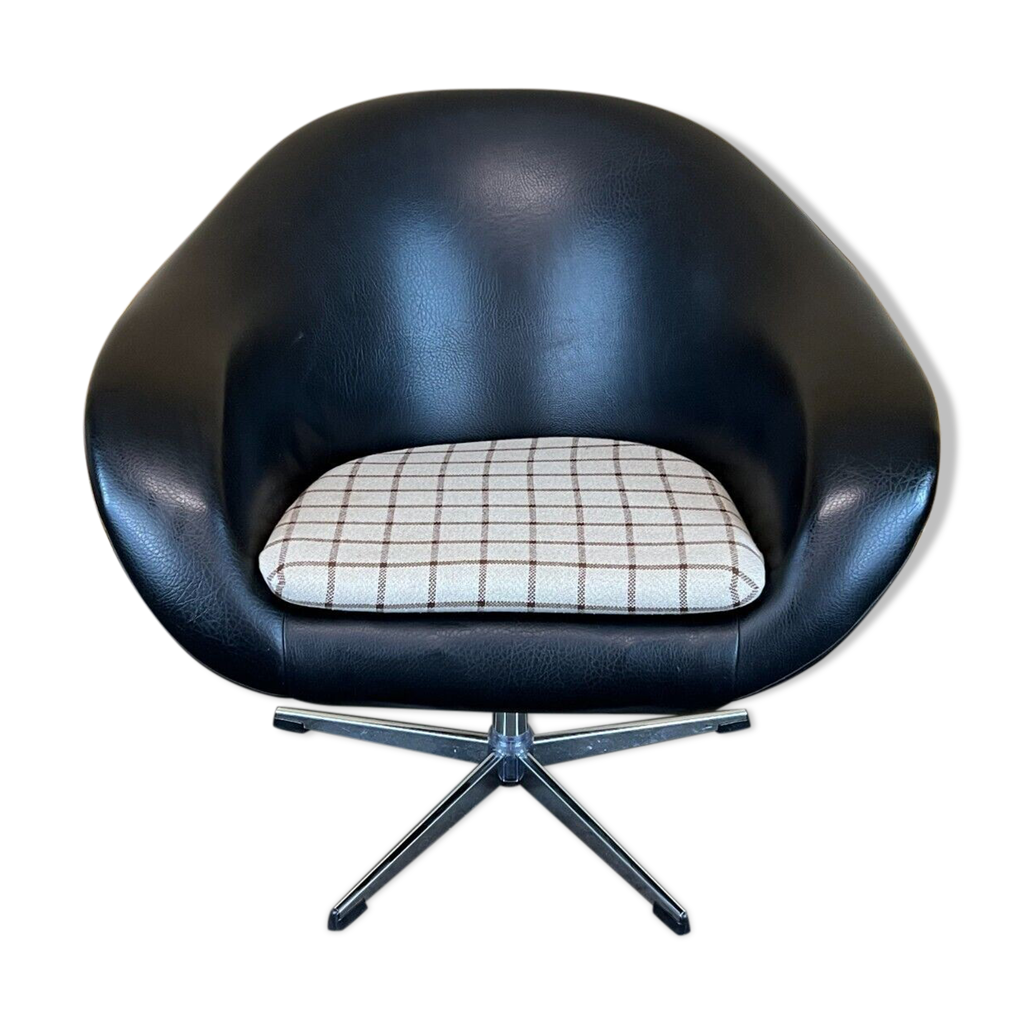 60s 70s armchair balloon chair cocktail armchair mid century design Selency