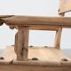 Pair of carved Brutalist Armchairs, Spain, 20th Century