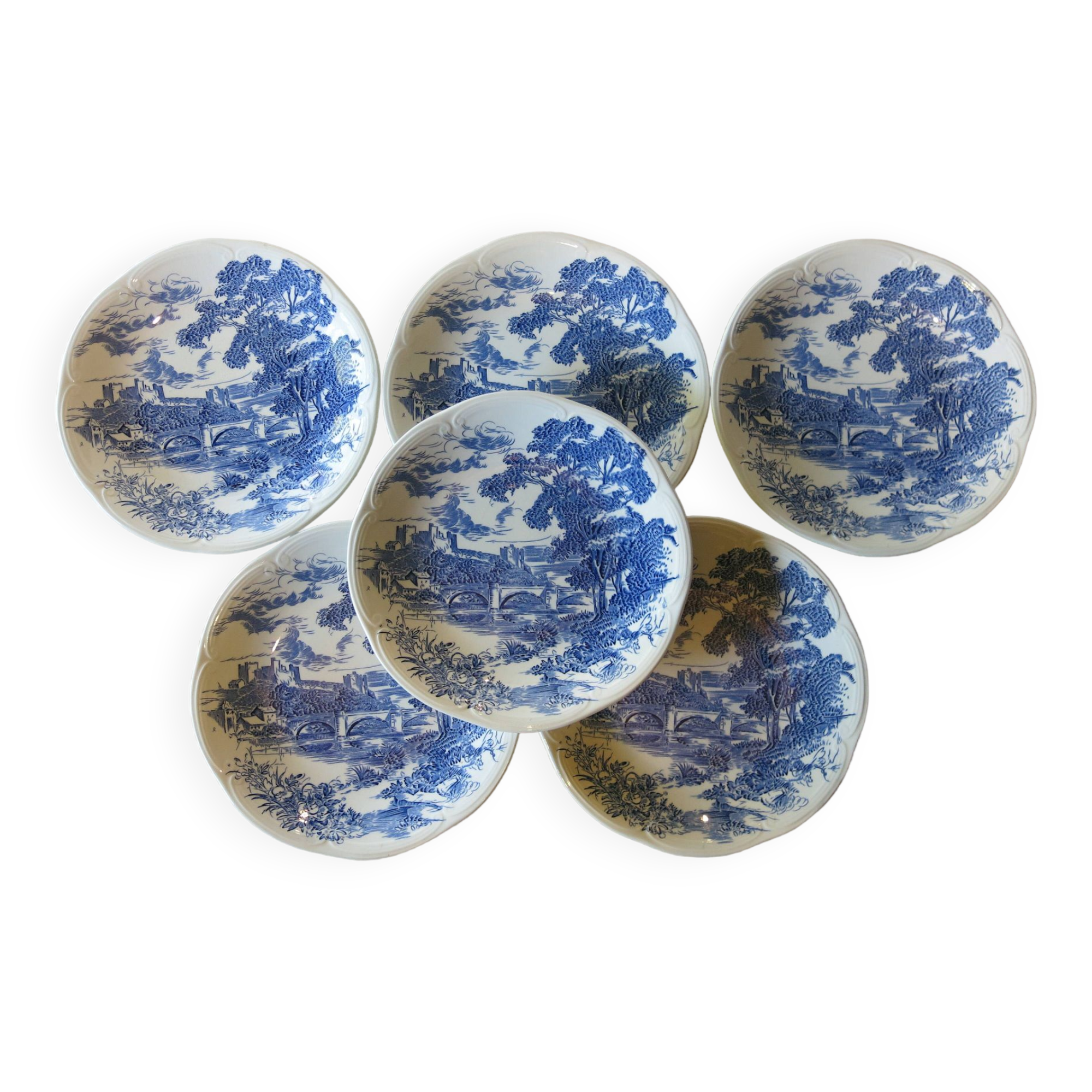 7 flat plates from the gien factory