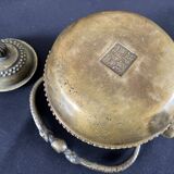 Chinese teapot in brass