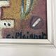 Modern painting art brut inspired by primitive