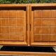 Oak sideboard, Henry Kjaernulf style, 1960-70, Danish design. Mid-century modern style