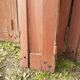 Volets anciens persiennes en parties hautes panneaux pliants bois massif