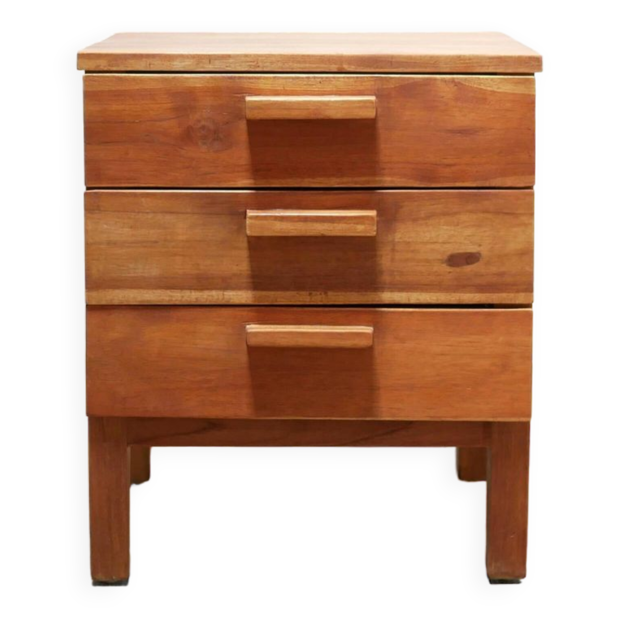 Meuble d'appoint chevet vintage en bois