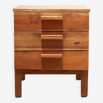 Vintage bedside furniture in wood