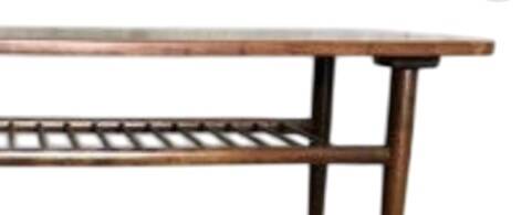 Vintage Scandinavian teak coffee table