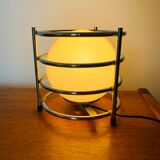 Chrome metal tripod lamp