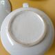 4 cups and saucers in English porcelain