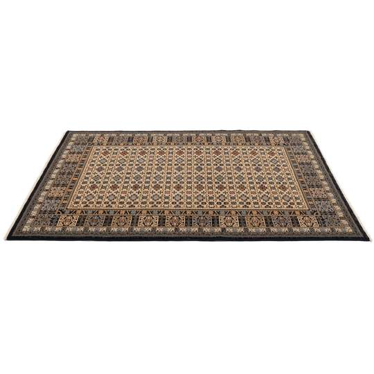 Mina 80X150 cm black Persian carpet
