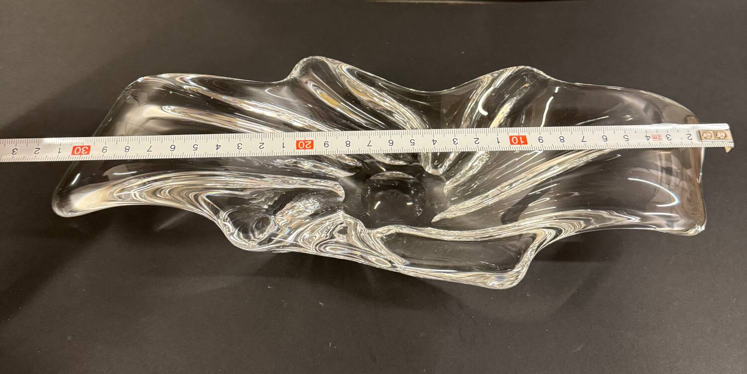 Baccarat stamped trinket tray/centerpiece