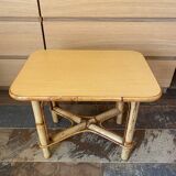 Bamboo rattan table