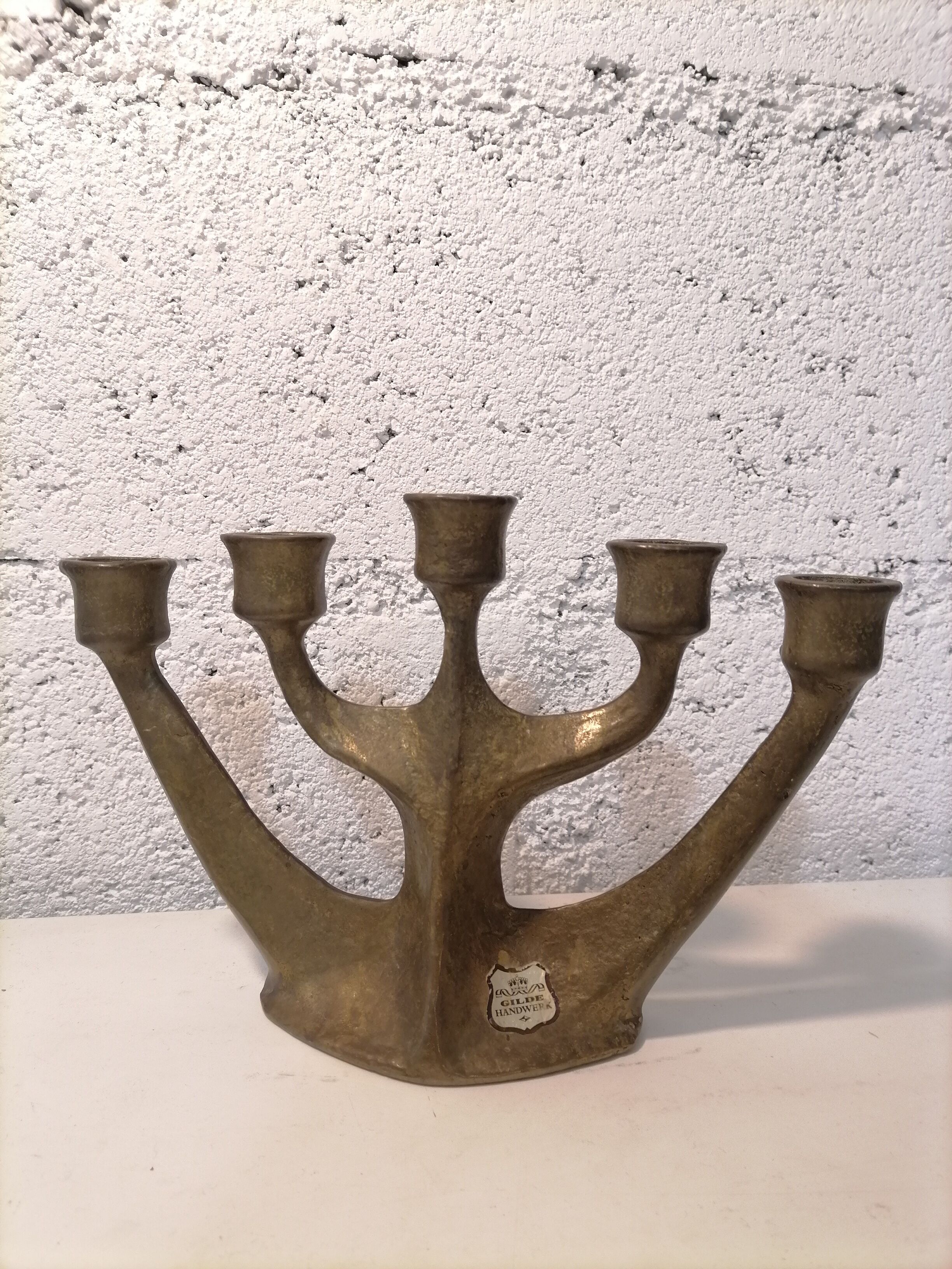 Bronze chandelier 1960