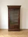 Antique Louis-Philippe glass-fronted cabinet in mahogany
