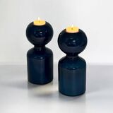 Liisi Beckmann for Gabbianelli 1970s Ceramic Candleholders