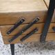 Travailleuse basse en bois