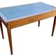 Louis XVI desk with veneer and brass, 3 drawers.