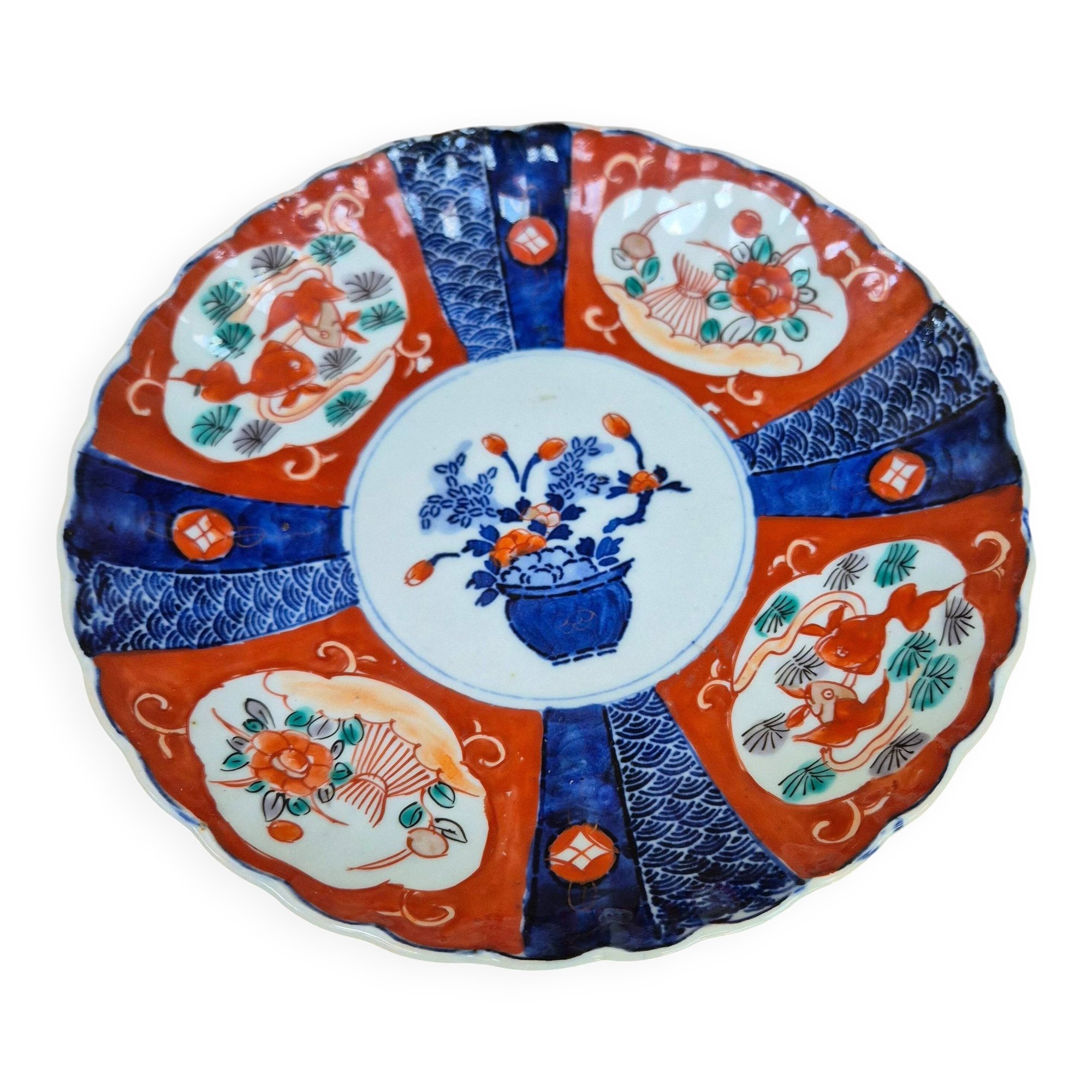 Decorative porcelain plate