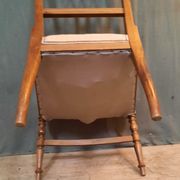 Upholstered low chair