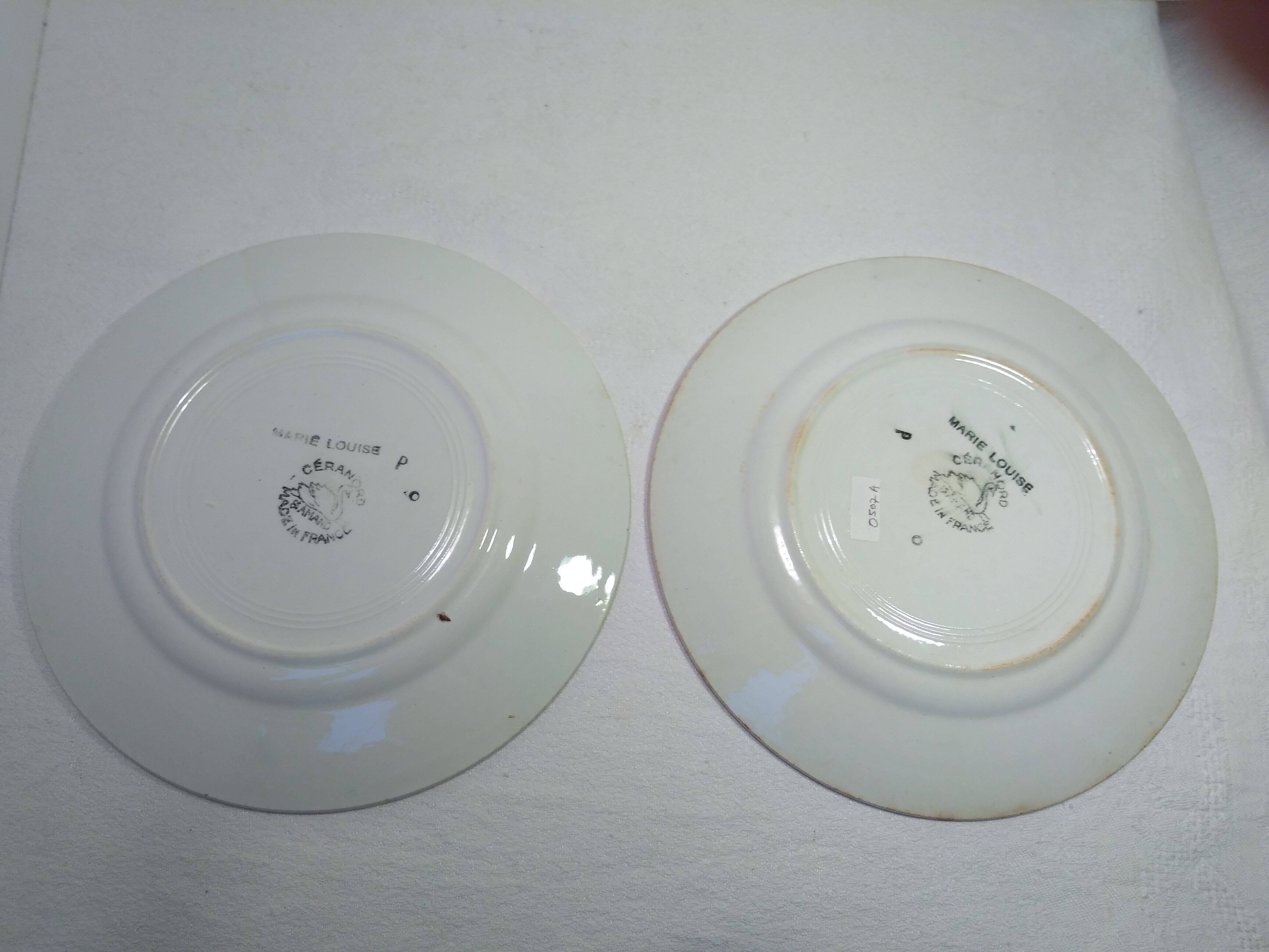 2 plates St Amand