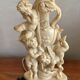 Lamp foot decorations cherubs in Santini resin