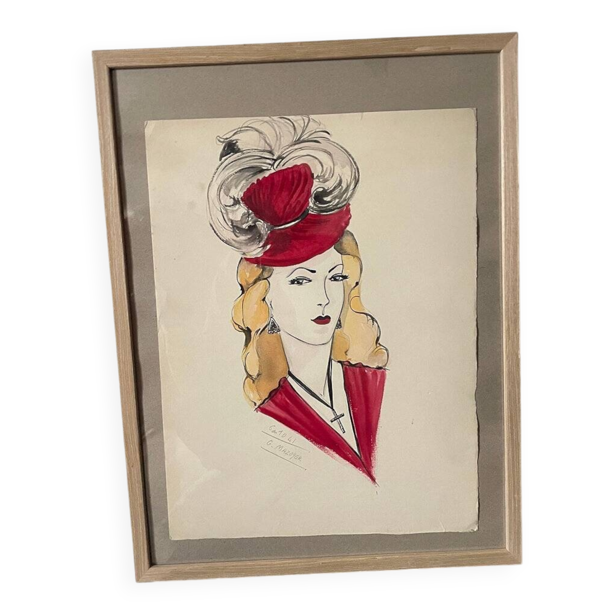 Dessin de mode G Mazoyer