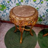 2 Gilded Louis XV Style Tables