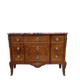 Transitional Louis XV / Louis XVI style chest of drawers