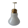 Suspension lustre grosse ampoule en verre