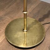 Brass floor lamp