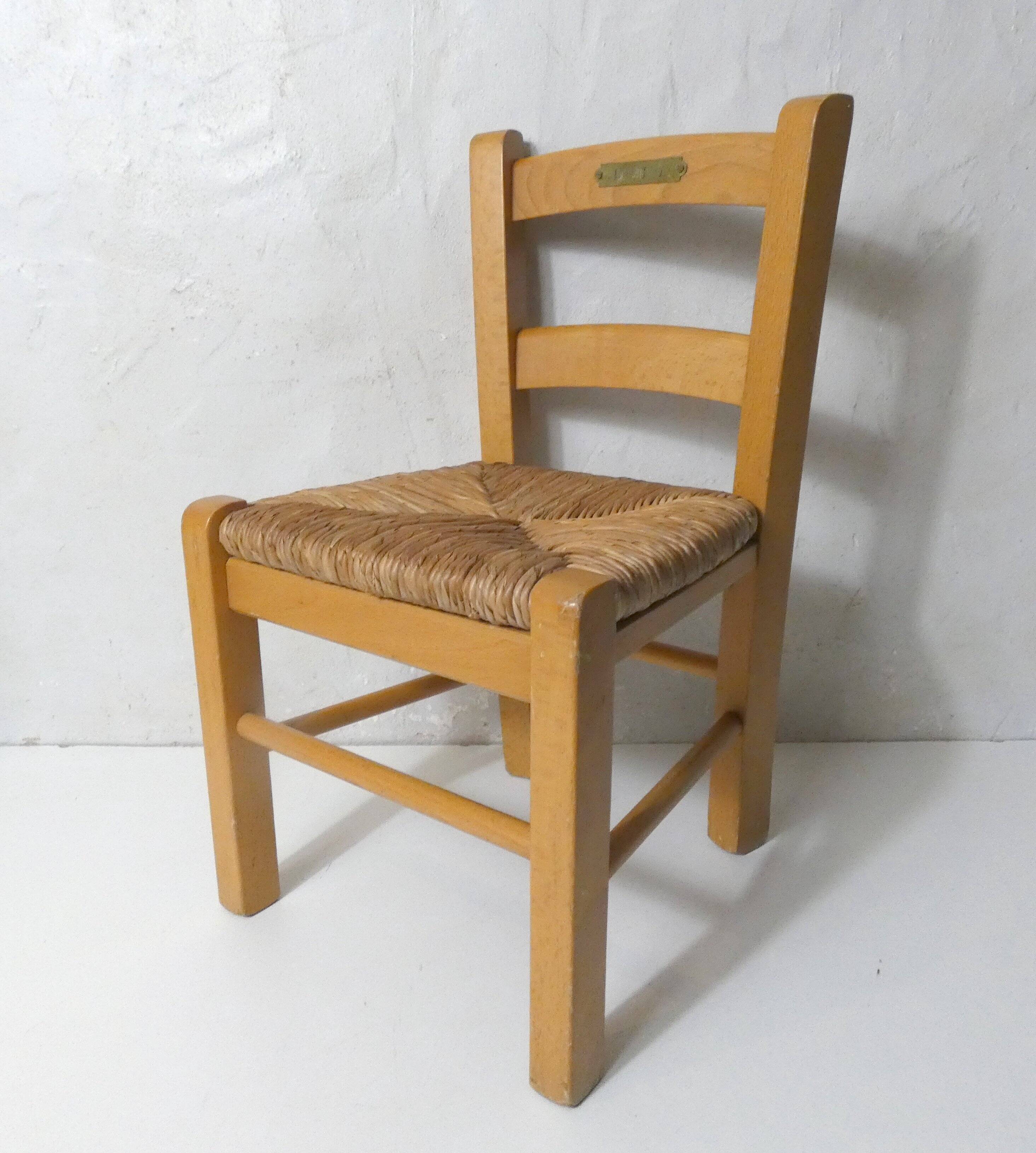 petite chaise enfant en bois Baptiste