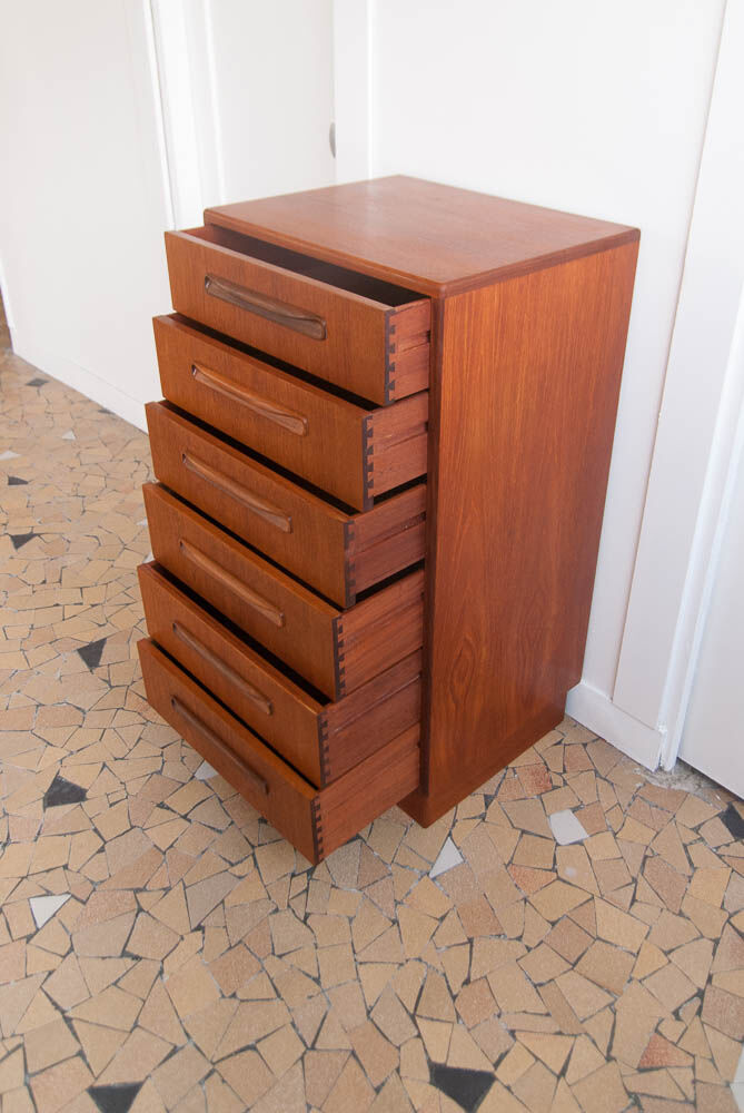 6-drawer GPlan chiffonnier