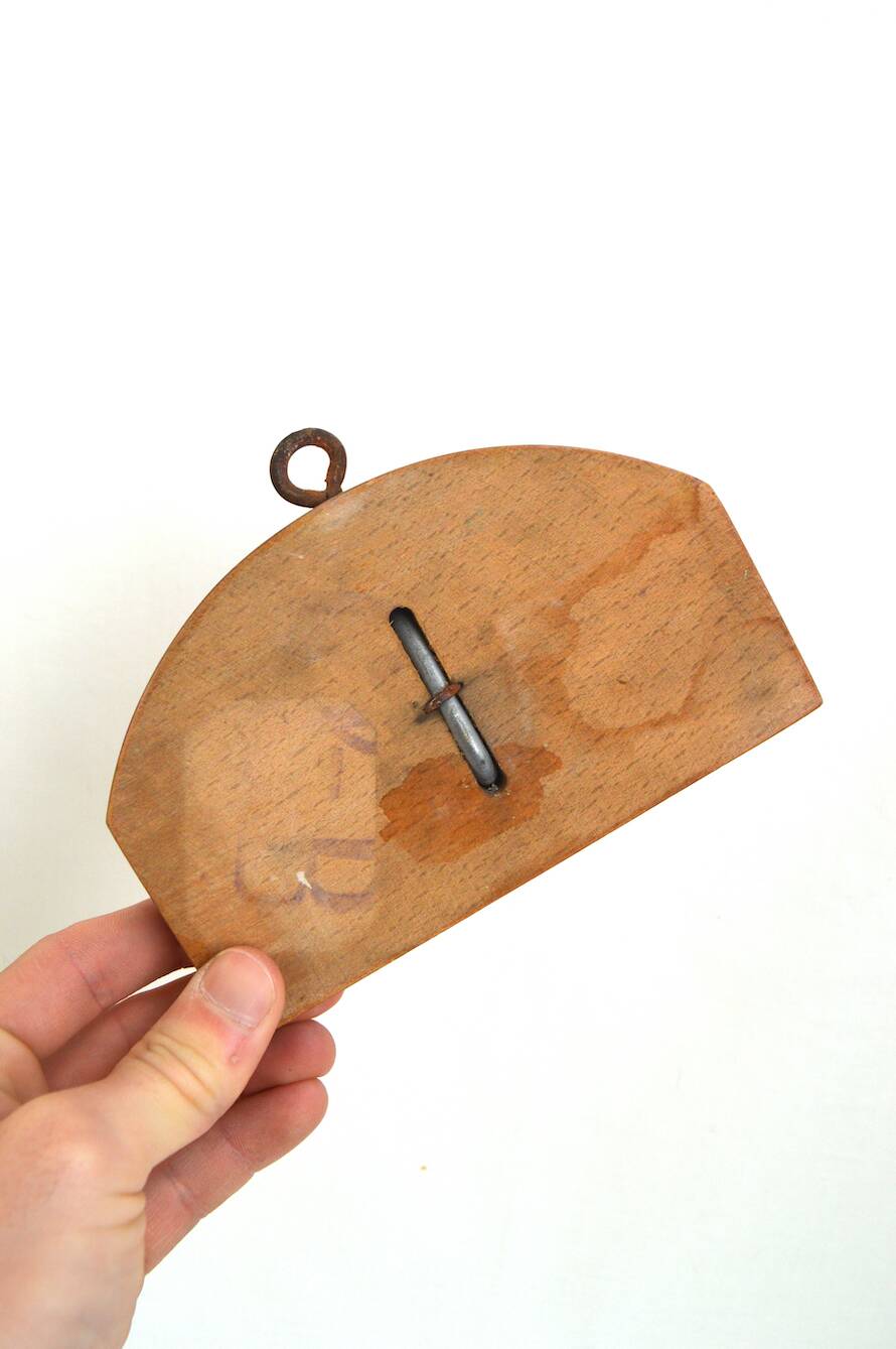 Wooden wall hook