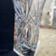 Champagne flutes, cut crystal, bohemian