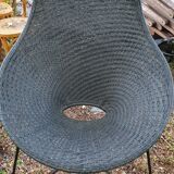 Fauteuil de jardin tressage naturelle