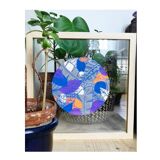 Illustration Jungle bleu/violet