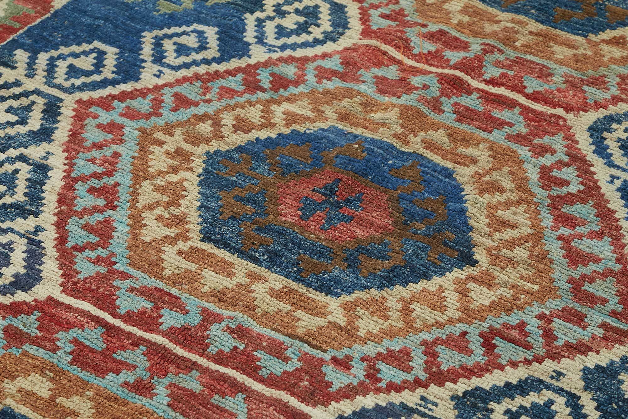 Handmade Turkish One of a Kind 200 cm x 312 cm Multicolor Wool Carpet