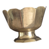 Golden brass cup