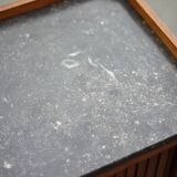 Bedside table, curtain bedside table, marble bedside table