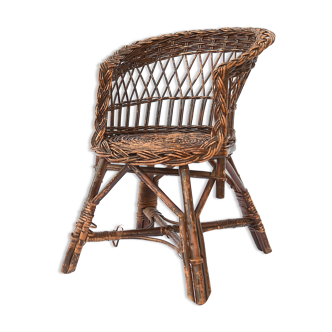 Rattan children's chair