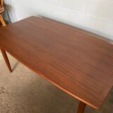 Scandinavian table in teak and rosewood vintage 60s