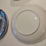 Plats de service, assiettes et saucière style anglais
