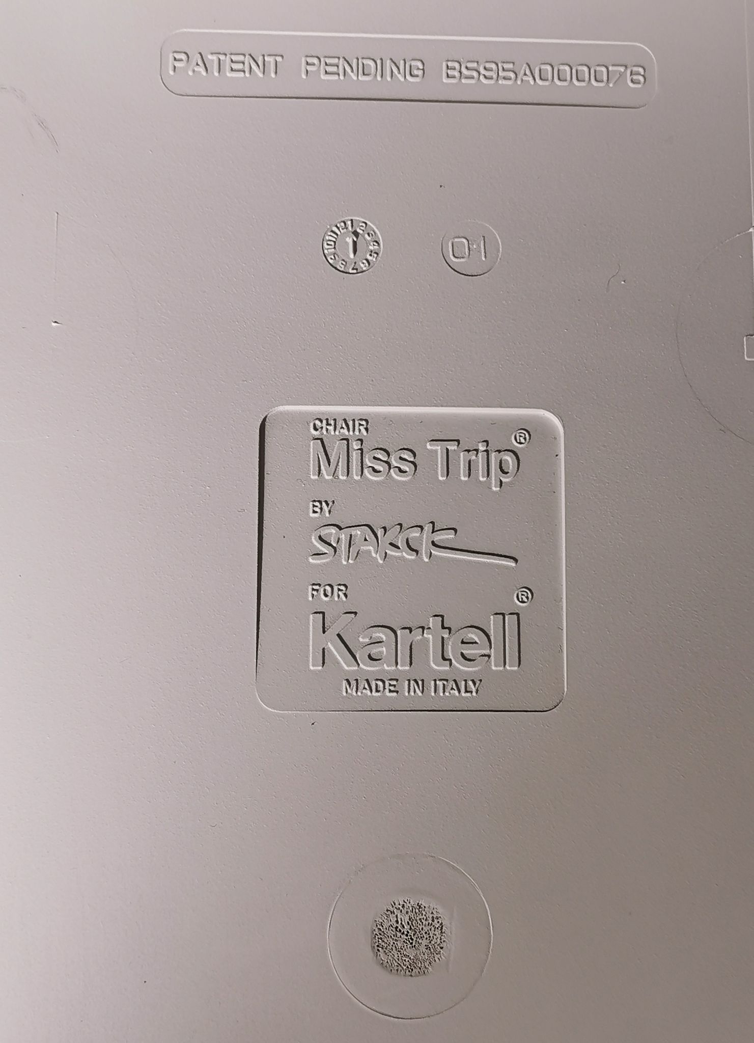 Set of 4 Miss Trip chairs by Philippe Starck for Kartell 1990