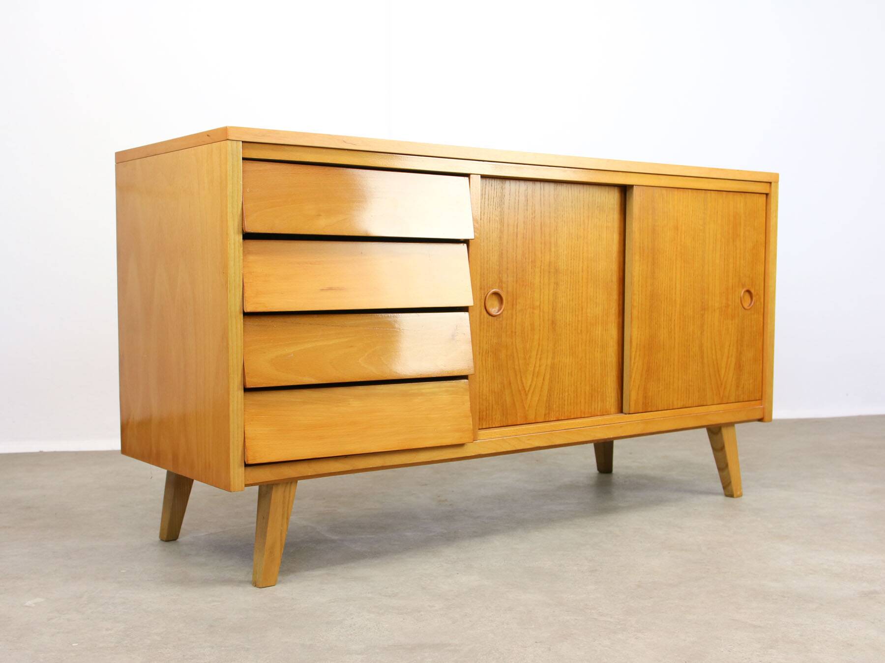 Mid-Century Italian Wooden Sideboard, 1950s