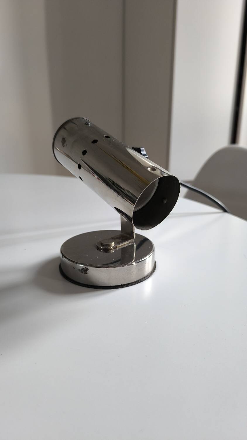 Targetti wall light in chromed metal 1970